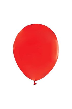 Baskılı ve Düz Balon Düz Renk Balon Kırmızı
