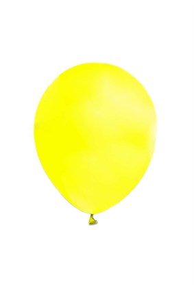 Baskılı ve Düz Balon Düz Renk Balon Sarı