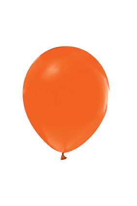 Baskılı ve Düz Balon Düz Renk Balon Turuncu