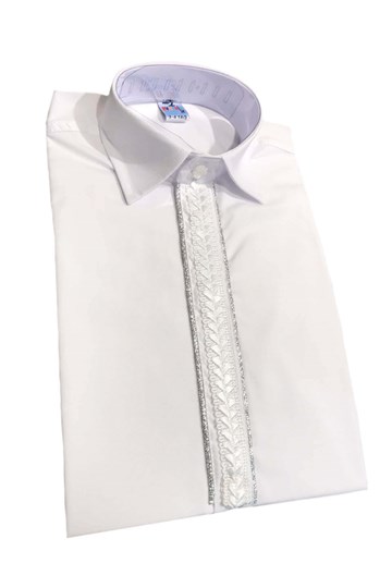 Gömlek Beyaz Fırfırlı Uzun Sünnet Gömleği