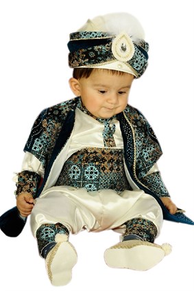 Şehzade ModelleriAtilla Bebek Kadife Şehzade Sünnet Kıyafeti