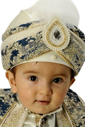 Şehzade ModelleriOğuz Bebek Nakışlı Şehzade Sünnet Kıyafeti