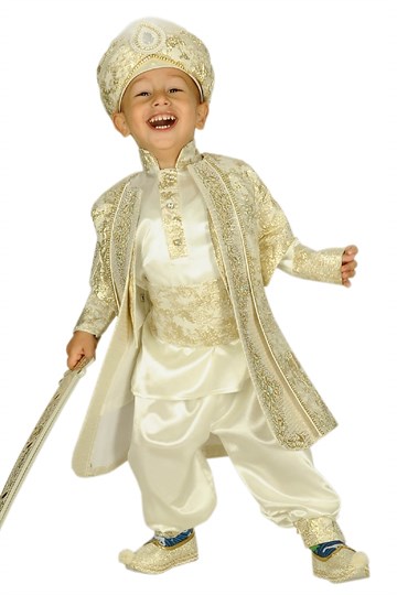 Şehzade ModelleriOğuz Taşlı Nakışlı Şehzade Sünnet Kıyafeti